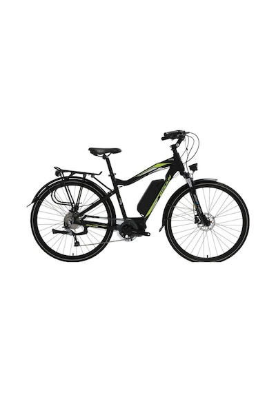 Bisan E-city Elektrikli Şehir Bisikleti Siyah-yeşil 48 Cm Siyah Yeşil