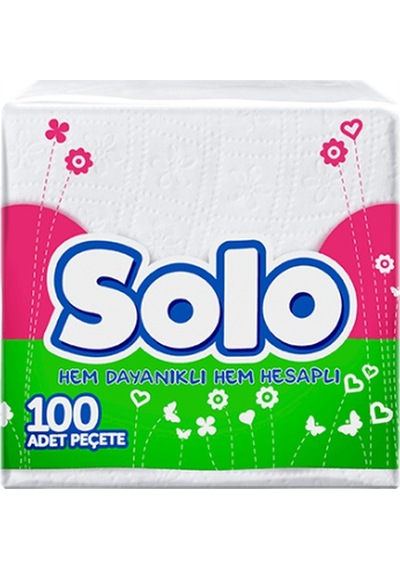 Solo Süper Peçete 100'lü 10 Paket