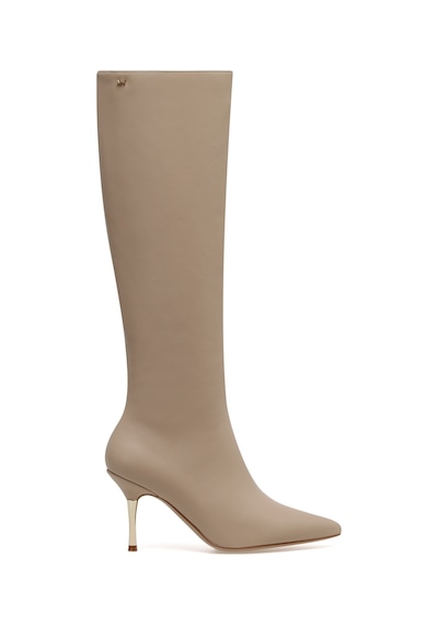 Nine West Berısa 2pr Nude Kadın Topuklu Çizme Bej