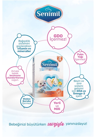 Senimil 4 Çocuk Devam Sütü 250 G 2