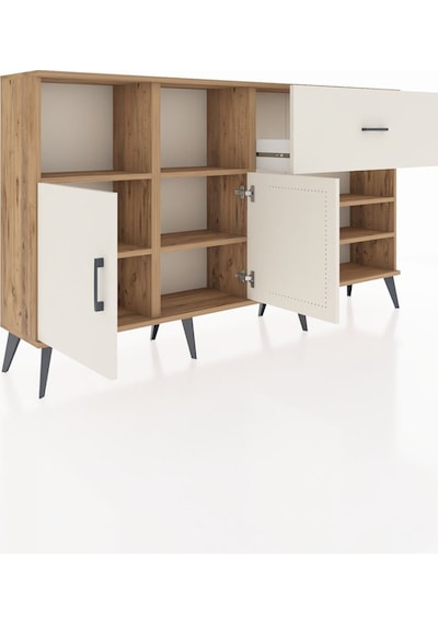 Arges Konsol 6 Raflı Tek Çekmeceli 2 Kapaklı 176x30x99 Çam-aytaşı Aytası - Atlas Çam Arges Konsol 6 Raflı Tek Çekmeceli 2 Kapaklı 176x30x99 Çam-aytaşı Aytası - Atlas Çam