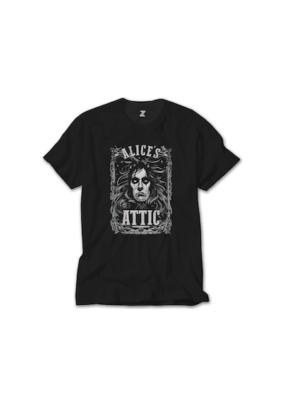 Alice Cooper Alice's Attic Siyah Tişört