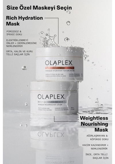 Olaplex Weightless Nourishing Mask - İnce, Orta Telli Saçlar İçin Ağırlık Hissi Bırakmayan Besleyici Maske