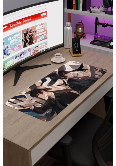Guimi Zhi Zhu Anime V5 - 70x30 Xl Gaming Kauçuk Kaymaz Taban Mouse Pad Fare Altlığı
