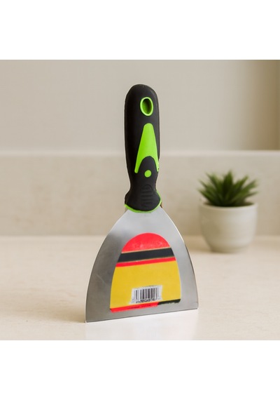 125 Mm Metal Spatula Fiber Saplı Çok Renkli