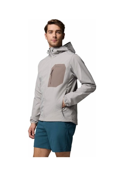 Columbia Tall Heights Iıı Kapüşonlu Erkek Softshell-9141 Gri