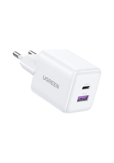 Ugreen 30w 2 Portlu Hızlı Şarj Cihazı Beyaz