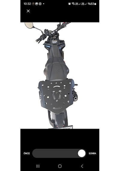 Husqvarna Svartpilen 250 Çanta Taşıma Demiri