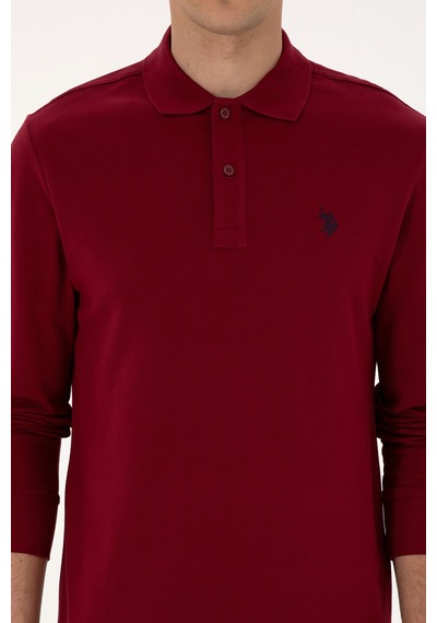 U.s. Polo Assn. Erkek Bordo Sweatshirt 50307688-vr014 Bordo