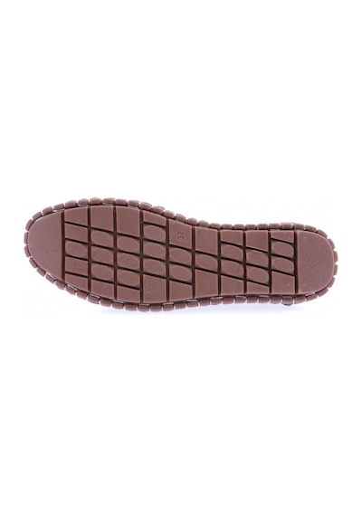 Dgn 600-23y Kadin Dikiş Detayli Metal Tokali Loafer Ayakkabi 600-2109-R1755 Taba