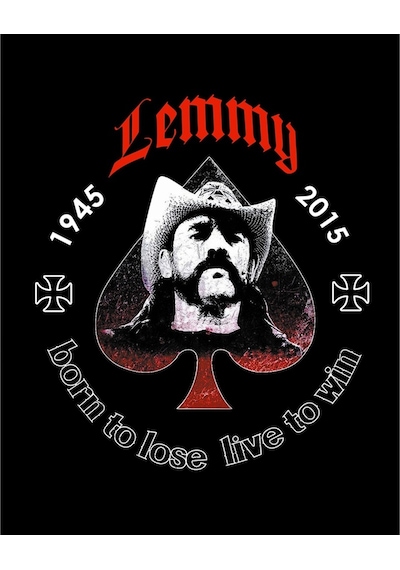 Zepplin Giyim Lemmy Büyük Sırt Patch Yama Siyah