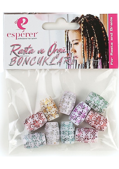 Rasta Ve Örgü Boncuğu - Ob16 Çok Renkli