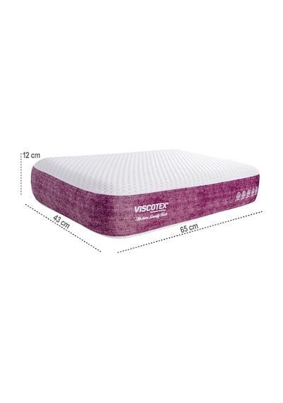Medium Serenity Ergonomik Visco Yastık 65x43x12 CM Boyun Ağrıları İçin Orta Sert Hafızalı Baş Yastığı