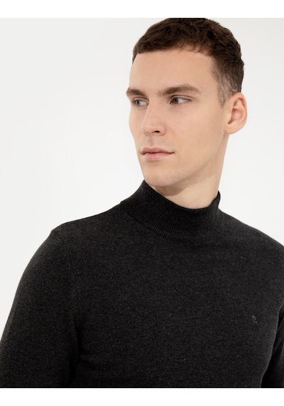 Pierre Cardin Erkek Antrasit Melanj Kazak /triko 50256965-vr081 Antrasit Melanj