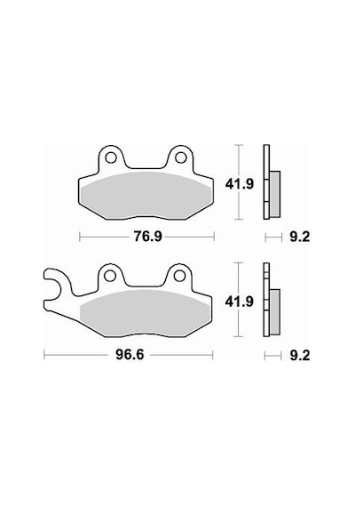 Kymco Agılıty R12 125 Brakıng Ön Fren Balatası 2005 - 2010 795Sm