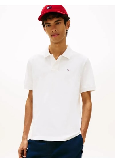 Tommy Hilfiger Tjm Reg Ess Polo Ext Erkek Beyaz Polo - Dm0dm22711