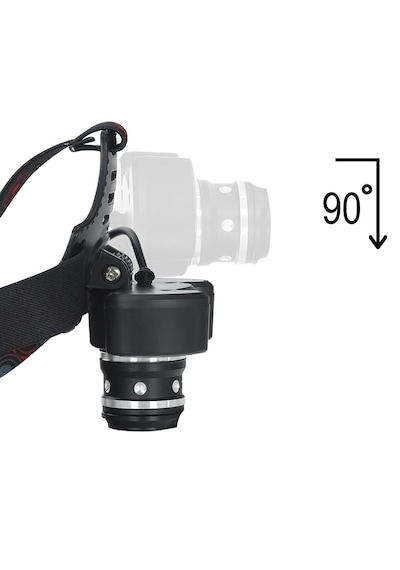 Watton Wt-630 6000 Lümen 3 Başlık Şarjlı Kafa Lambası Siyah