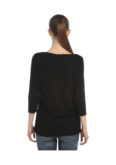 Bulalgiy Kadın Siyah Travel Tshirt - Bga138651