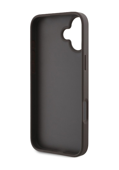 Apple Uyumlu iPhone 16 Kılıf Guess Lisanslı Bi Love Guess Kapak Kahverengi