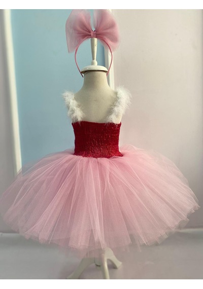 Pano Kids Barbie Kostümü Fuşya