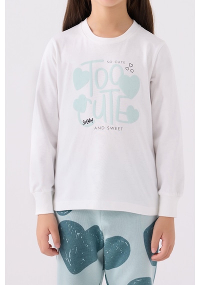 Rolypoly Kız Çocuk Mavi Pijama Takımı Rp3471-c-v2