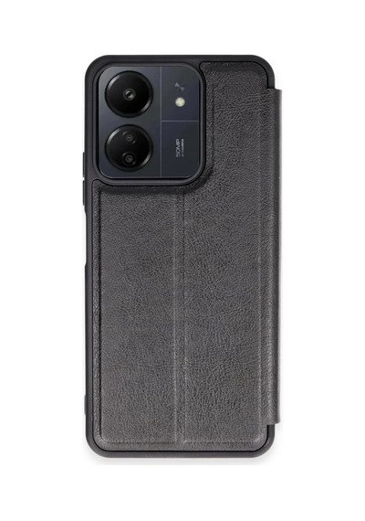 Xiaomi Redmi 13c Uyumlu Kılıf Flip Cover - Siyah