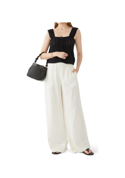 Peony - Peonyofficiall Yazlık Rahat Pantolon Crema