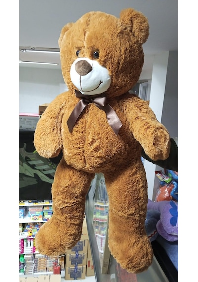 Peluş 100 Cm Patili Sevimli Kahverengi Ayı Uyku Arkadaşı Çok Renkli