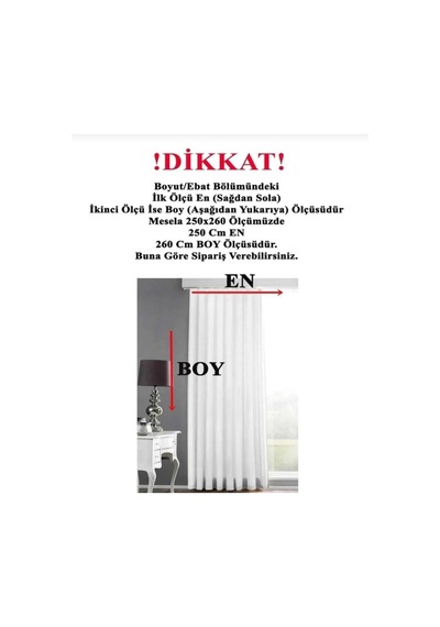 Güneşlik Perde Ekru, Kırık Beyaz, Krem Güneşlik Perde Saten Lüks Kalın 1. Kalite Hazır Perde Krem