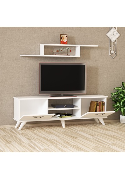 Kalenderdekor1 Kalender Dekor Pruitt Tv Ünitesi Prt01 Beyaz