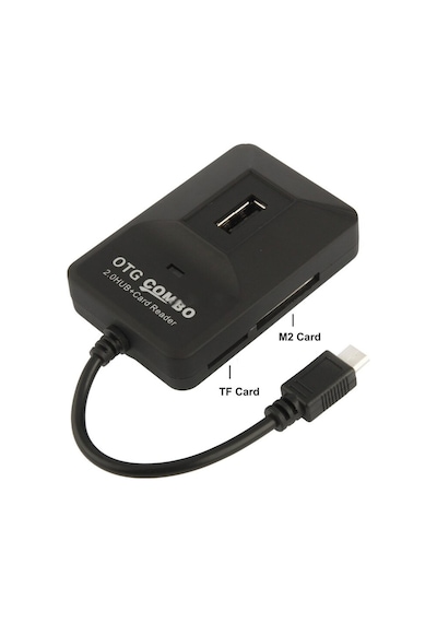 Ally 5In1 Micro Tf.Ms.Sd Usb Kart Okuyucu 3Xusb Otg Port
