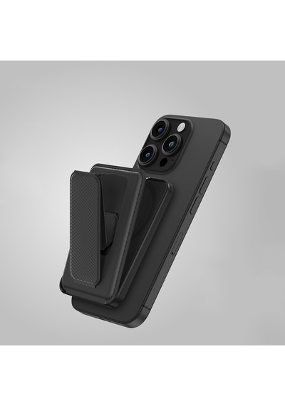 Amazingthing Glamour Link Fonksiyonel Çok Yönlü Grip Standlı Magnetik Kartlık Siyah