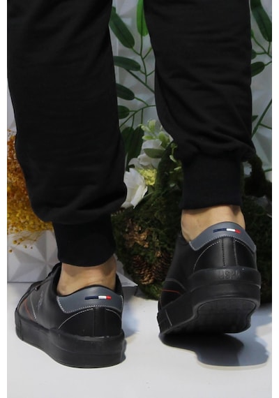 U.s. Polo Assn. Mayk Siyah Sneaker Erkek Ayakkabı 001