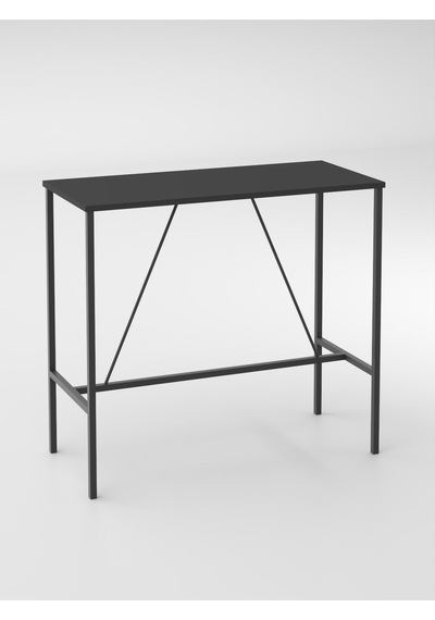 Retodesign Siyah Bar Masası / Yemek Masası 1652s