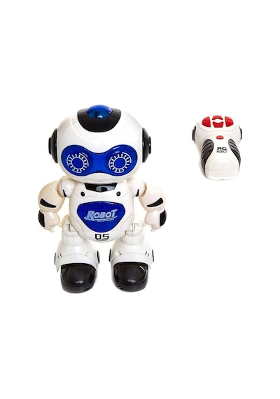 Oyuncak Robot Uzaktan Kumandalı Süper Akıllı Robot Işıklı Sesli