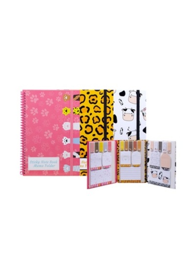 Globox 2928 Baskılı Yapışkanlı Not Defter A5 12'li 6 Çeşitli Renk Ve Desen