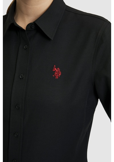 U.s. Polo Assn. Kadın Siyah Gömlek Basic 50324791-vr046