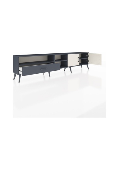 Arges Tv Ünitesi 3 Raflı Tek Çekmeceli 2 Kapaklı 220x30x51 Antrasit-aytaşı/antrasit Aytası/antrasıt - Antrasıt Arges Tv Ünitesi 3 Raflı Tek Çekmeceli 2 Kapaklı 220x30x51 Antrasit-aytaşı/antrasit Aytası/antrasıt - Antrasıt