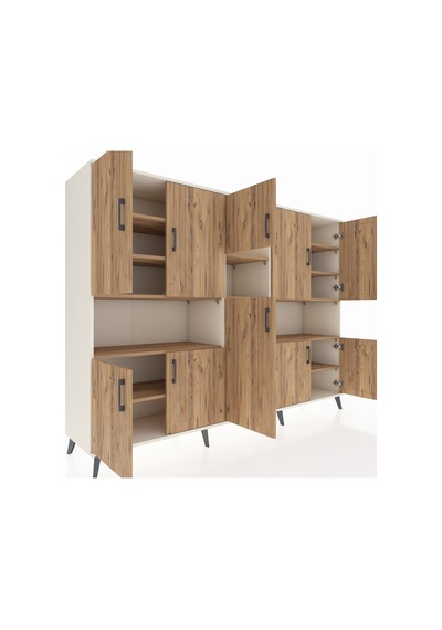 Hyperion Dolap 14 Raflı 10 Kapaklı 220x44x163 Aytaşı-çam Atlas Çam - Aytası Hyperion Dolap 14 Raflı 10 Kapaklı 220x44x163 Aytaşı-çam Atlas Çam - Aytası