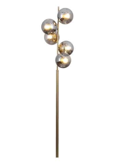 Moden 5 Li Eskitme Lambader Füme Camlı Modern , Oturma Odası ,yatak Odası , Salon Lambader Çok Renkli