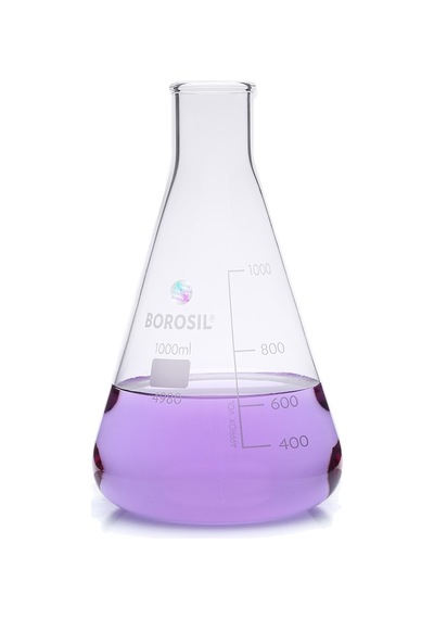 Cam Erlen Dereceli 1000 Ml Erlenmeyer Borosil Yüksek Kaliteli