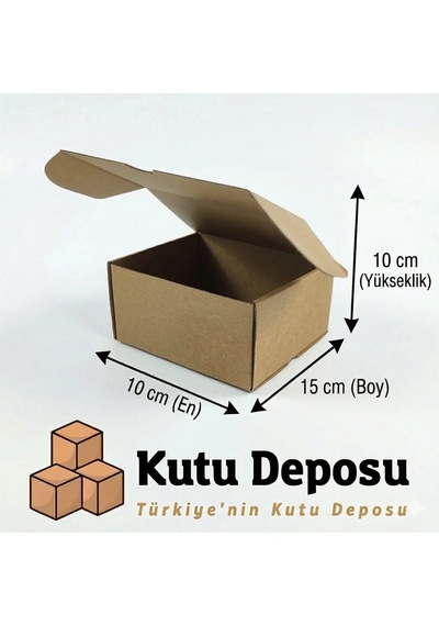 10x15x10 Cm E-ticaret Ve Kargo Kutusu Bardak Ve Mum Kutusu 100 Adet 1 Adet