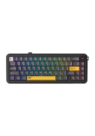 Havit Gamenote Kb932l Pro-tur Rgb Mekanik Oyuncu Klavyesi, Üç Modlu Bağlantı, Bt5.3, 2.4ghz, Kablolu