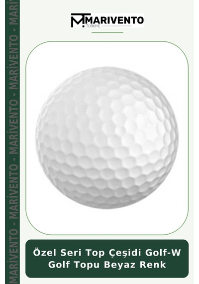 Özel Seri Top Çeşidi Golf-w Golf Topu Beyaz Renk