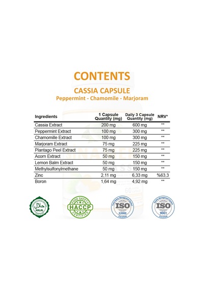 Gökçek Şifa Sinameki (Senna Capsule) 60 Kapsül