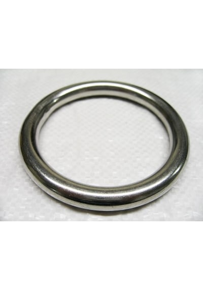 Paslanmaz Krom Halka. Krom Halka 4Mm Çap 30Mm