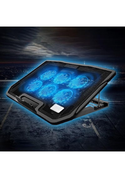 Dailytech 15.6 Inç 6 Fanlı Dizüstü Sessiz Laptop Soğutucu Standı