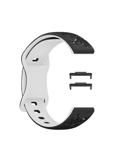 Huawei Watch Fit 3 İle Uyumlu Floraflex Çiçek Desenli Silikon Kordon