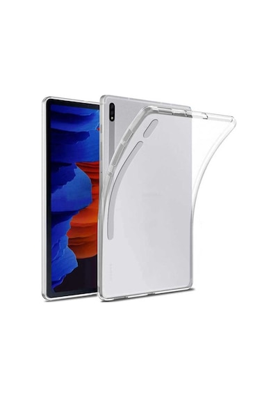 Samsung Galaxy Tab S7 Fe T737 T735 T730 Uyumlu Şeffaf Silikon Tablet Kılıfı Kılıf