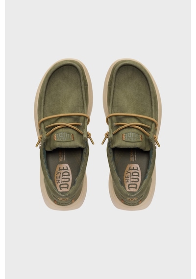 Hey Dude Wally Comf Worn Twill Makosen Ayakkabı Erkek Ayakkabı 45113-3bn Haki